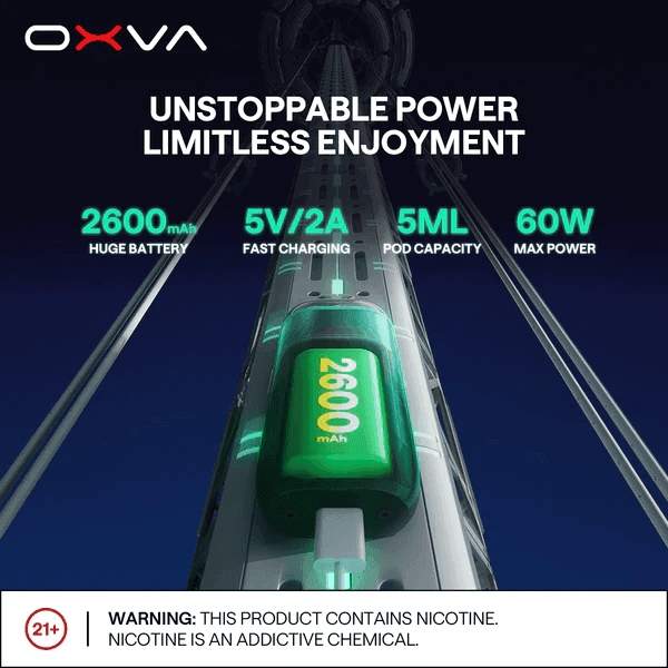 OXVA VPRIME至尊雙模式大小煙電子煙主機推薦